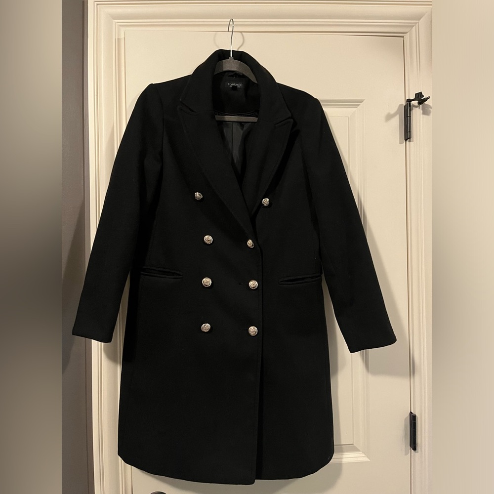 Topshop Winter Dress Coat Size 8
